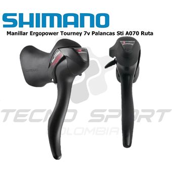 Manillar Shimano Ergopower Tourney 7v Palancas Sti A070 Ruta