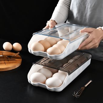 Caja de Almacenamiento para Huevos para Cocina Blancos GENERICO