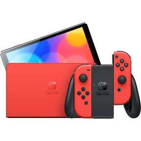 Consola Nintendo Switch OLED Edición Mario Red 64GB Wi-Fi Bluetooth.