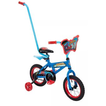 Spiderman discount en bicicleta