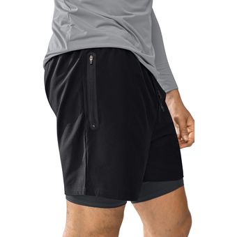 Pantaloneta deportiva con bolsillo lateral con b xer interno