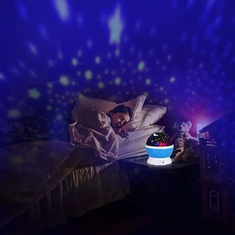 Star Sky Projector - Luz de noche doble para niños Lámpara de proyector de  estrellas LED Rotación de 360 ​​​​grados, Proyector de galaxia Luz de noche  de bebé para decoración de dormitorio 