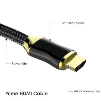 Trenzado plomo 2160p 3D HDTV UHD inteligente u Cable HDMI chapado en oro de 4K de 2.0 de alta velocidad 