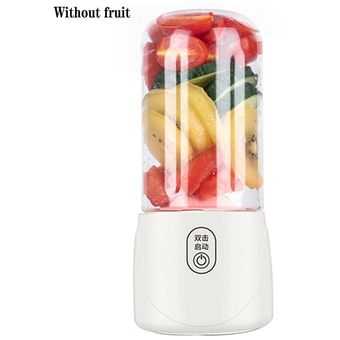 4 blanco Mini portátil recargable Exprimidor Copa vitamina Exprimidor de fruta fuerte poder 