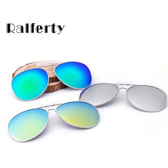 Ralferty Polarized Clip On Sunglasses Men Women Pilot Flip 
