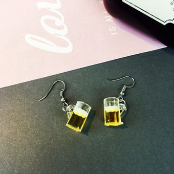 Pendientes De Copa De Cerveza Pendientes De Copa De Cerveza 
