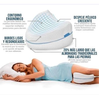 Almohada Ortopédica para Pierna y Rodilla - Almohada piernas Dormir Al –