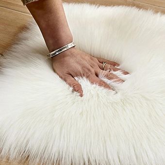 De Lujo Faux Fur alfombras dormitorio Artificial suave lana peluda a 