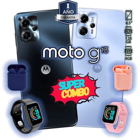 Combo 2 Celular Motorola Moto G13 128gb 4gb + KIT