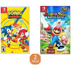 Mario + Rabbids Kingdom Battle + Sonic Mania - Nintendo Switch