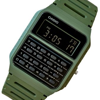  Casio CA-53WF-3B Calculadora Verde Digital Reloj Original Nuevo  Clásico CA-53, 43.2×34.4×8.0.079 in (CA-53WF-3BDF) : Ropa, Zapatos y Joyería