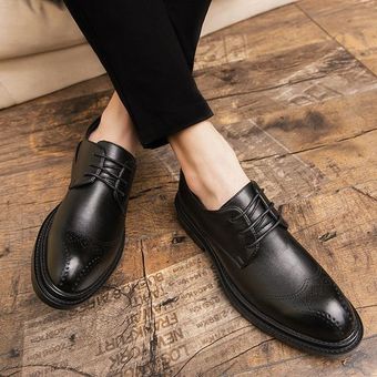 Mens Fashion Oxfords Shoes Formal Business Shoes 