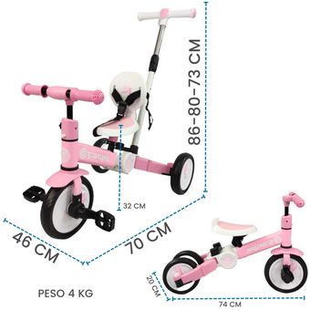 XJD Bicicletas de equilibrio para bebés, juguetes para bebés de 1 año de  edad, niños y niñas de 10 meses a 36 meses, bicicleta infantil sin pedales,  4