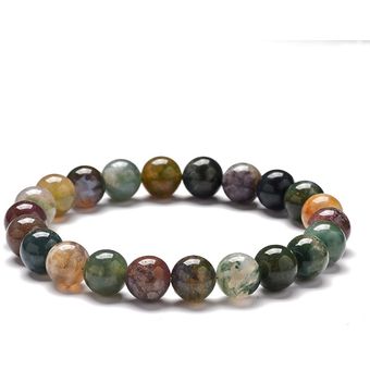 Pulsera De Bola De 6810 Mm Pulsera De Bola Elastic Rainbow 