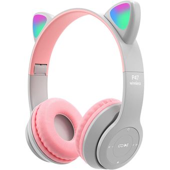 Auriculares inalámbricos para niños con orejas de gato Fabricantes