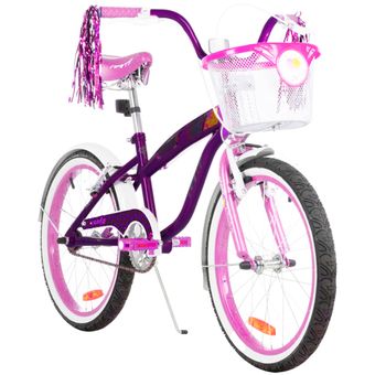 Bicicleta rin 16 gw para niña 4 a 6 años con accesorios verde GW