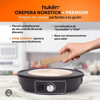 Crepera Eléctrica Nonstick+ Premium MasterChef