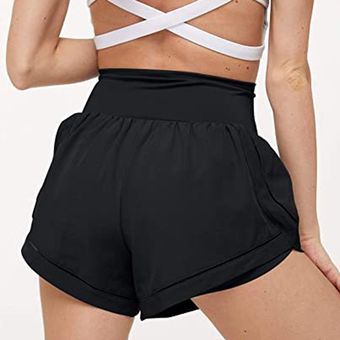 cintura alta pantalones cortos para debajo del vestido bicicleta elásticos para yoga YADIFEN Paquete de 3 pantalones cortos sin costuras para mujer 
