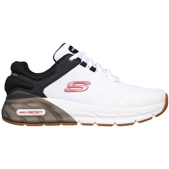 Zapatos skechers 2024 hombre deportivos blancos