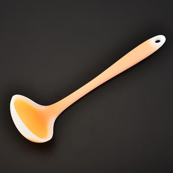 Cuchara de silicona con mango contra el calor para sopa cuchara de 
