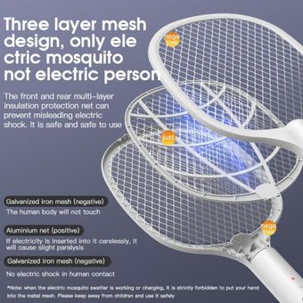 insecticida eléctrico para 3000V Lámpara LED para matar mosquitos 