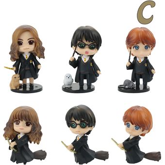 Adornos de muñecas Harry Potter Anime figura de acción modelo juguetes 