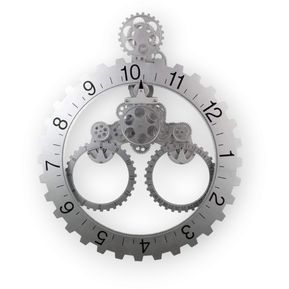 Reloj Calendario de pared Diseño de engranajes 3d