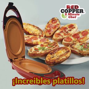 Sarten Electrico Red Copper Ceramica Pan /pizza/tortas