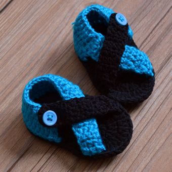 mano de Mammy para zapatos de bebé ganchillo Manual tejido de lana gruesa hilo de algodón alambre de aguja 