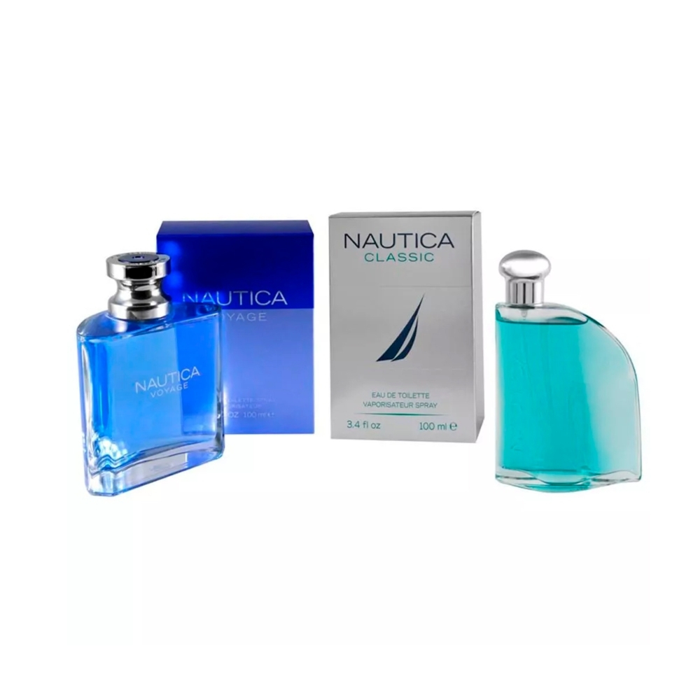 Paquete 2 Perfumes Nautica Voyage + Nautica Classic 100ml