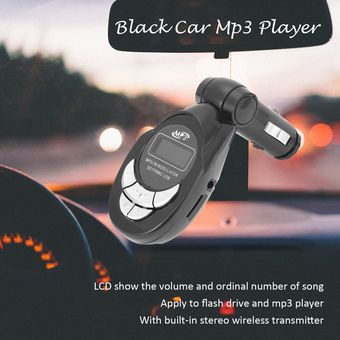 4 in1 coche MP3 FM inalámbrico modulador del transmisor del jugador de CD USB MMC remoto 