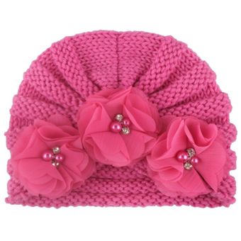 Sombrero de punto sombrero de lana cálido de niños lindo sombrero recién nacido algodón gorro 