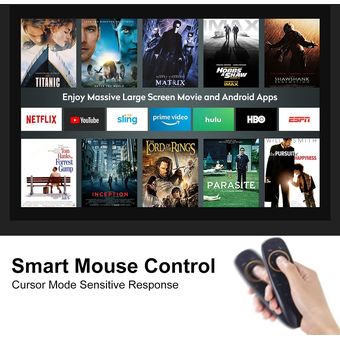 MINI PROYECTOR 4K WIFI ANDROID CON APLICACIONES NETFLIX,  GENERICO