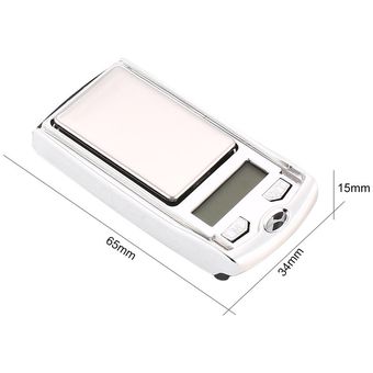 DH-CL20 Mini LCD Pollo de bolsillo Digital Digital Escala de Coche Clave Escala de Joyería 