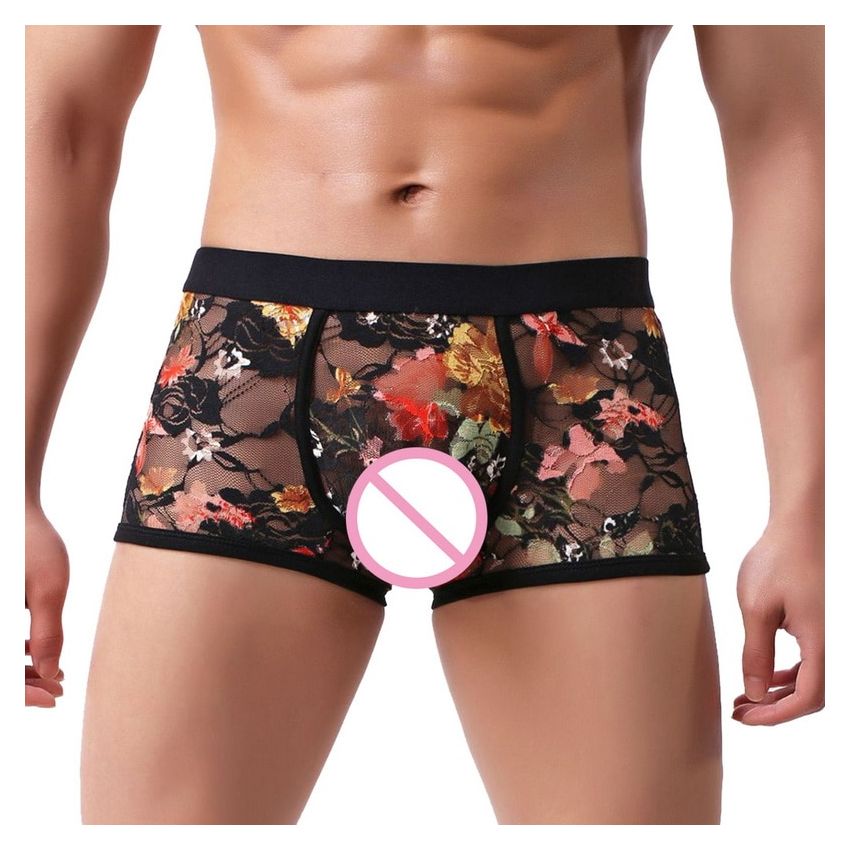 boxer encaje hombre