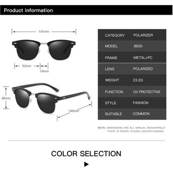 Gafas De Sol Polarizadas Para Hombre Y Mujer Lentes De Sol sunglasses 