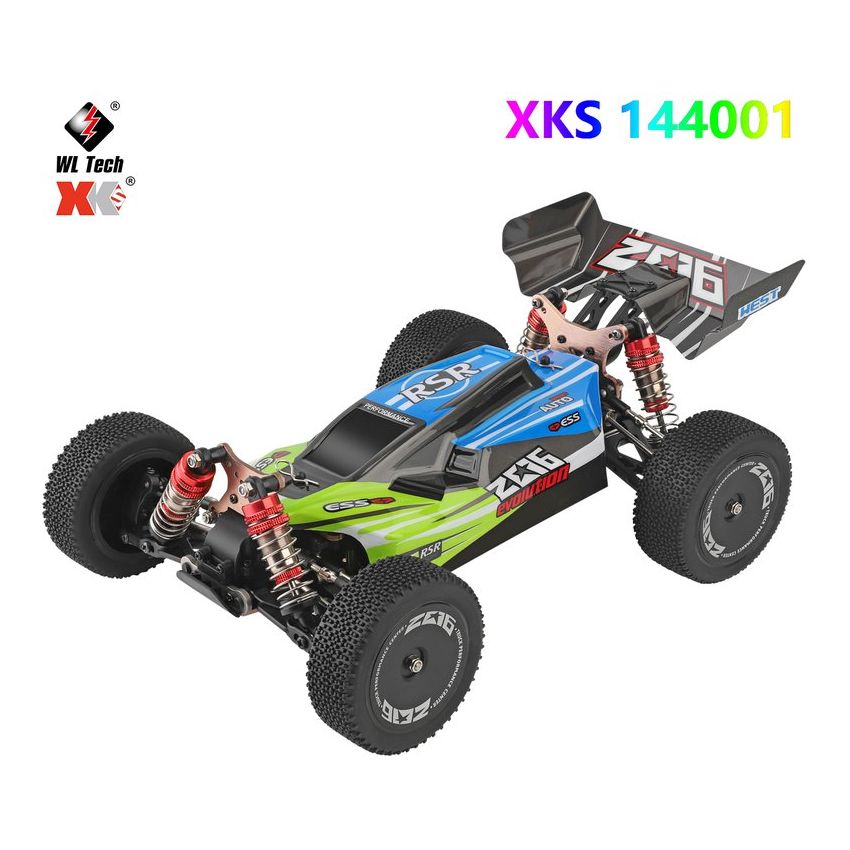 WLTOYS XKS 144001 2.4G 1:14 4WD RC Coche que absorbe el coche de la deriva de alta velocidad