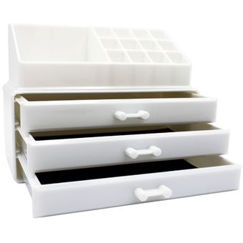 SONGMICS Organizador de Maquillaje AcrÍlico Grande, Caja de