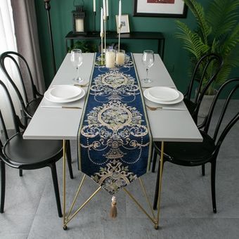 Corredores de mesa modernos de lino para boda decoración de mesa y 