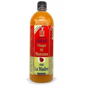 Vinagre de sidra de manzana orgánica con la “madre”, Manzana y arándano  rojo, 473 ml (16