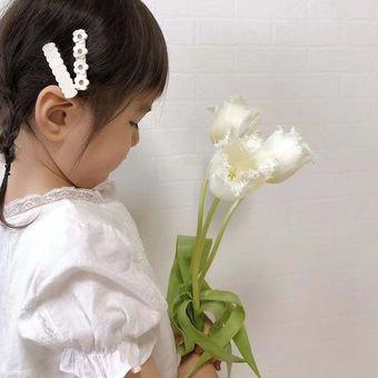 pinzas de cocodrilo bonitas clip LATERAL accesorios coreanos para el cabello flores color caramelo tocados Horquillas para el pelo de niña 