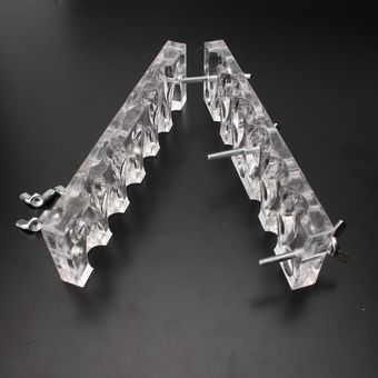 Bricolaje acrílico transparente de 10 hoyos Incienso conos del molde del molde de la herramienta para los principiantes-No especificado 