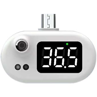 Mini detector de termómetro de frente digital infrarrojo portátil USB 