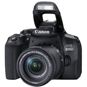 Cámara Canon EOS 850D DSLR con 18 - 55mm STM Lente Negro