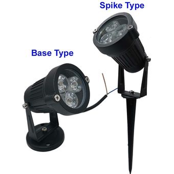 2X LED lámpara de jardín para césped luz 220V 110V DC12V al aire libre LED Spike Ligh #Blanco frío 