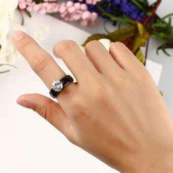 Anillo De Compromiso De Matrimonio Bijoux Square De 2,0 De 