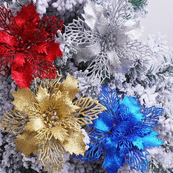 2 capas Flores navideñas adornos navideños para decoración navideña | Linio  Colombia - GE063HL1BWQX5LCO