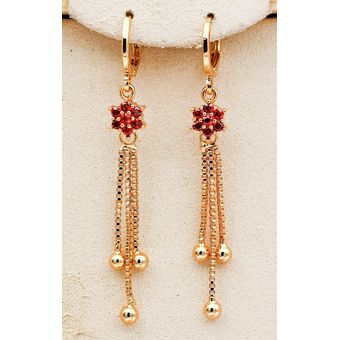 Pendientes De Oro Y Cobre De Moda Pendientes En Forma De De 