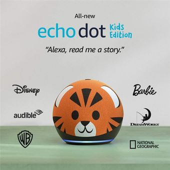 Tiger Amazon Echo Dot 4.a generación para niños 