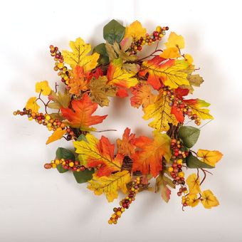 Festival Maple Leaves Garland Artificial Flower Garland for Home Off  Hotel 